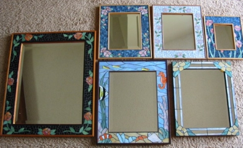Stained Glass Mosaic Mirrors